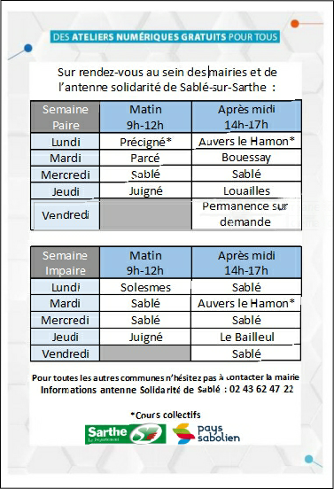 Des renseignements par e-mails ? cliquez ici..